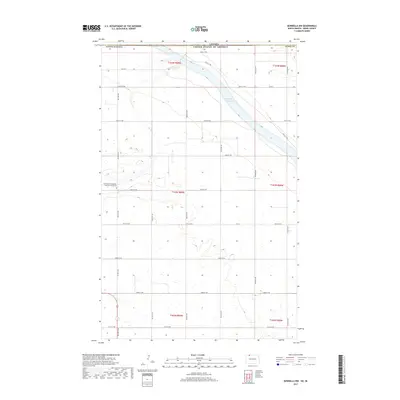 2017 Map of Bowbells NW, 2017 Print