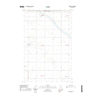 2020 Map of Bowbells NW, 2020 Print