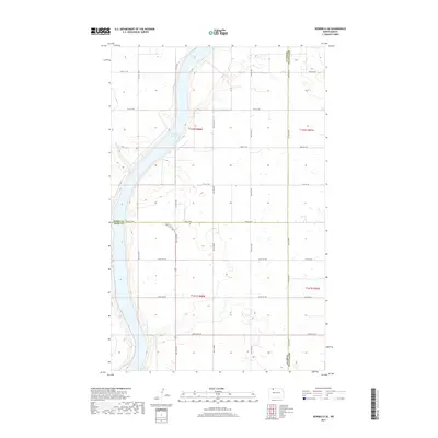 2017 Map of Bowbells SE, 2017 Print