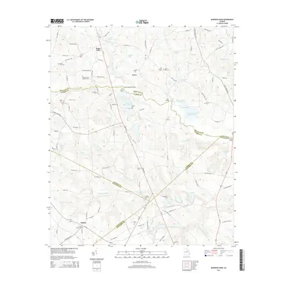 2014 Map of Bowdens Pond, 2014 Print