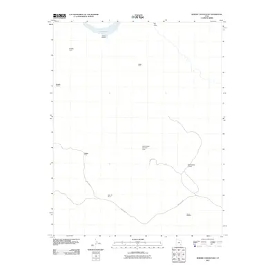 2011 Map of Bowdie Canyon East, 2011 Print