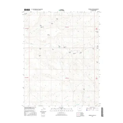 2016 Map of Bowdish Canyon, 2016 Print