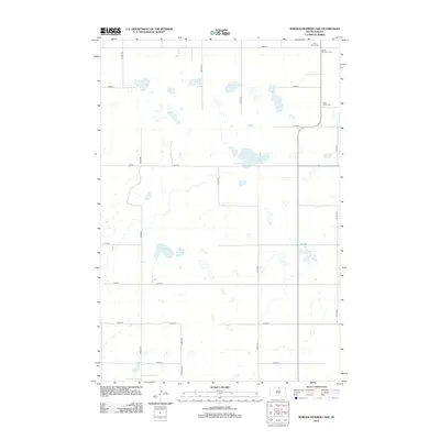 2012 Map of Bowdle-Hosmer Lake, 2012 Print