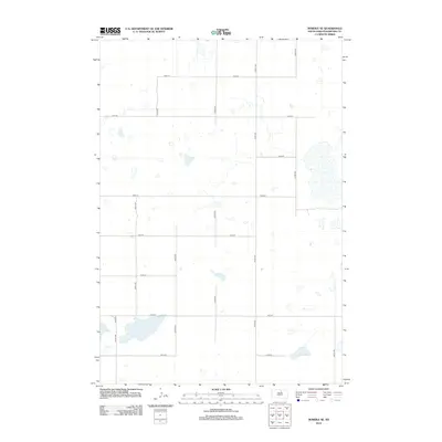 2012 Map of Bowdle SE, 2012 Print