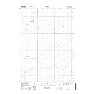 2015 Map of Bowdle SE, 2015 Print