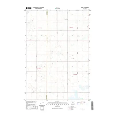 2015 Map of Bowdle SW, 2015 Print