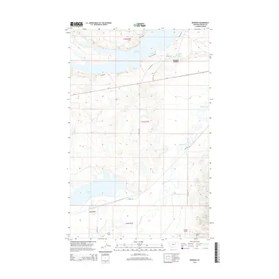 2014 Map of Bowdoin, 2014 Print