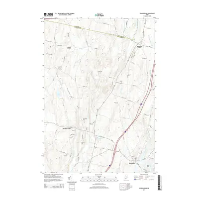 2014 Map of Bowdoinham, 2014 Print
