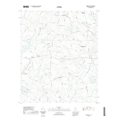 2020 Map of Bowdon East, 2020 Print