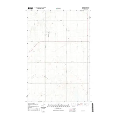 2014 Map of Bowdon, 2014 Print