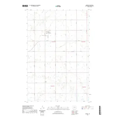 2020 Map of Bowdon, 2020 Print