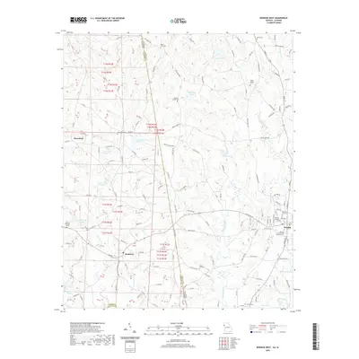 2020 Map of Bowdon West, 2020 Print