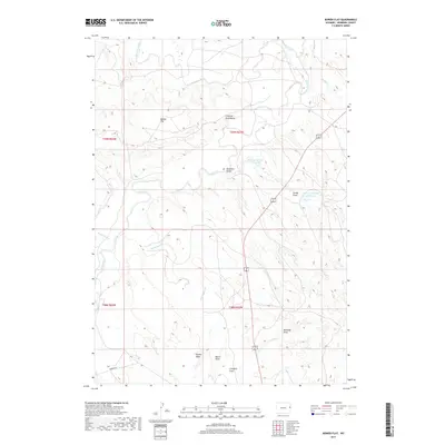 2017 Map of Bowen Flat, 2017 Print