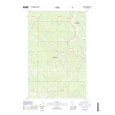 2020 Map of Bowen Lake, 2020 Print