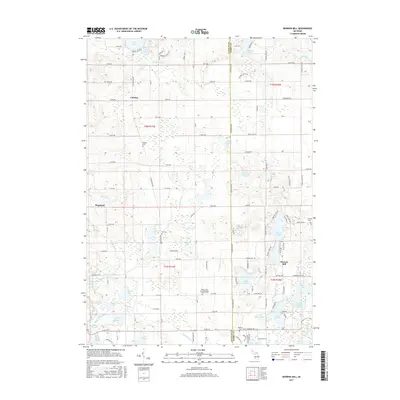 2017 Map of Bowens Mill, 2017 Print