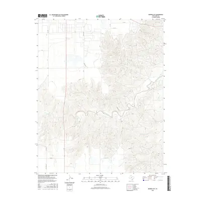 2016 Map of Bowers City, 2016 Print
