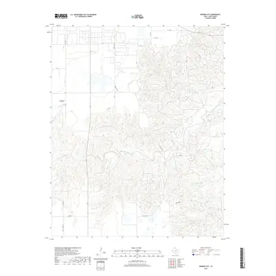 2019 Map of Bowers City, 2019 Print
