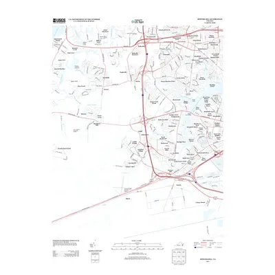 2013 Map of Bowers Hill, 2013 Print