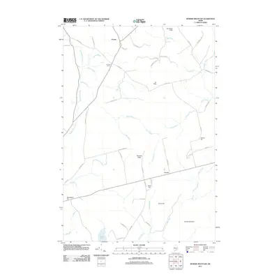 2011 Map of Bowers Mountain, 2011 Print