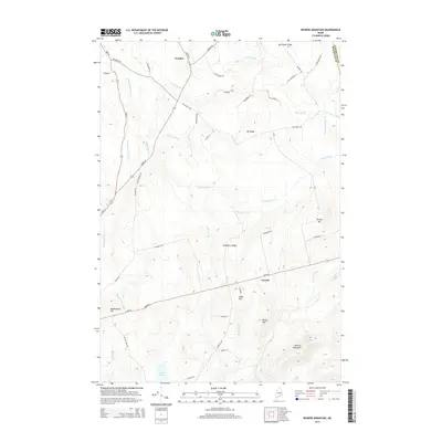 2014 Map of Bowers Mountain, 2014 Print