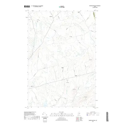 2018 Map of Bowers Mountain, 2018 Print