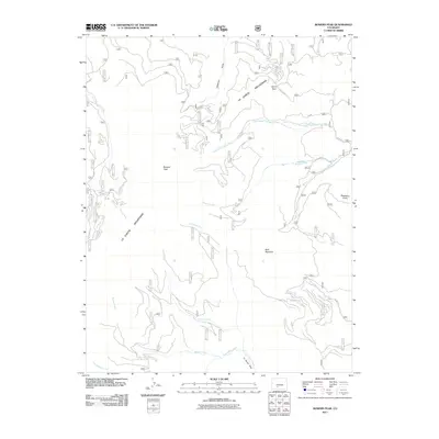 2011 Map of Bowers Peak, 2011 Print