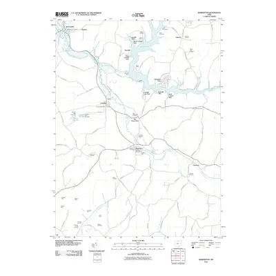 2010 Map of Bowerston, 2010 Print