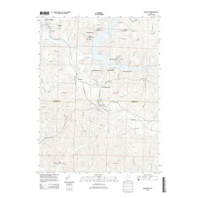 2013 Map of Bowerston, 2013 Print