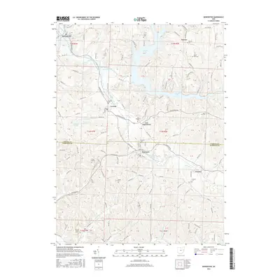 2016 Map of Bowerston, 2016 Print