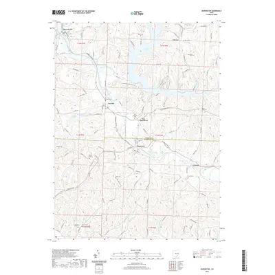 2019 Map of Bowerston, 2019 Print
