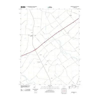 2010 Map of Bowersville, 2010 Print