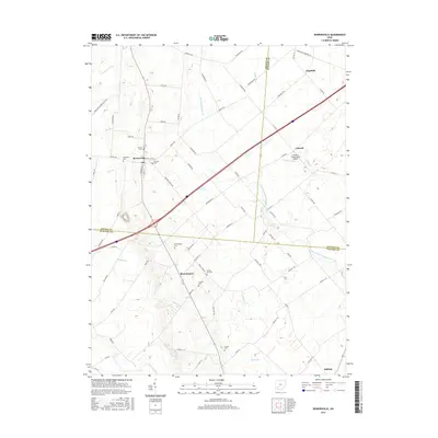 2016 Map of Bowersville, 2016 Print