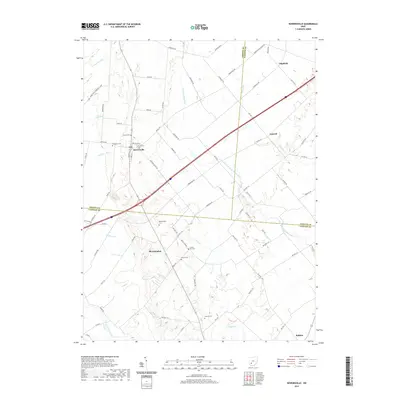 2019 Map of Bowersville, 2019 Print