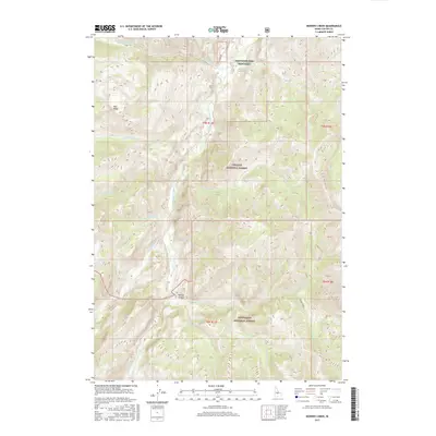 2017 Map of Bowery Creek, 2017 Print