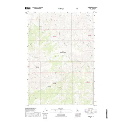 2020 Map of Bowery Peak, 2020 Print