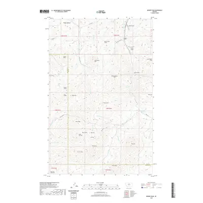 2020 Map of Bowery Peak, 2020 Print
