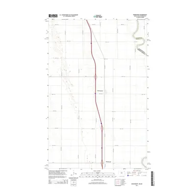2014 Map of Bowesmont, 2014 Print