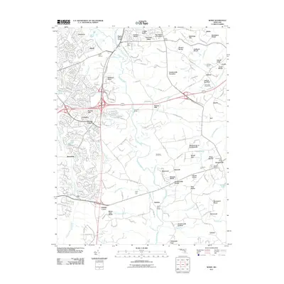 2011 Map of Bowie, 2011 Print