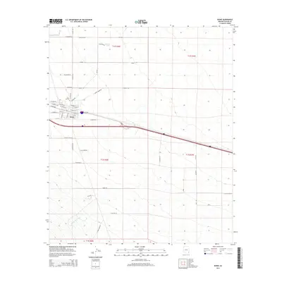 2014 Map of Bowie, 2014 Print