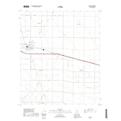 2018 Map of Bowie, 2018 Print