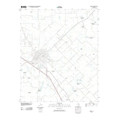 2010 Map of Bowie, 2010 Print