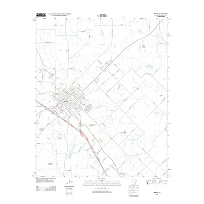 2013 Map of Bowie, 2013 Print