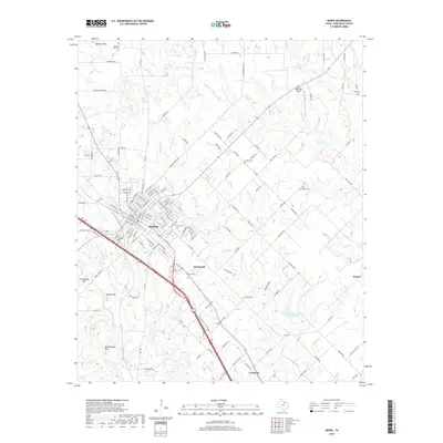 2019 Map of Bowie, 2019 Print