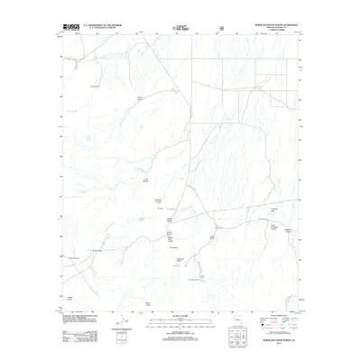 2012 Map of Bowie Mountain North, 2012 Print