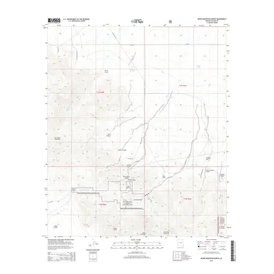 2014 Map of Bowie Mountain North, 2014 Print