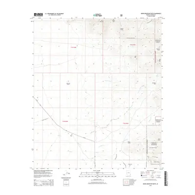 2014 Map of Bowie Mountain South, 2014 Print