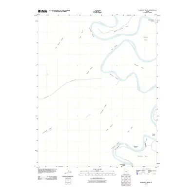2011 Map of Bowknot Bend, 2011 Print