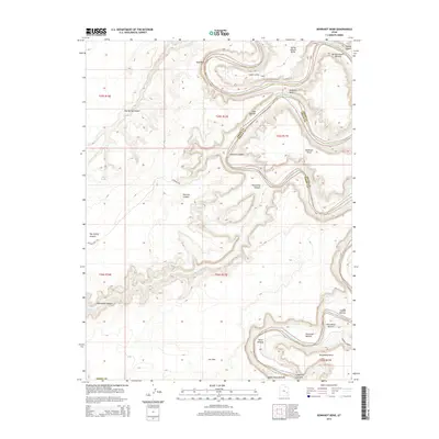 2014 Map of Bowknot Bend, 2014 Print