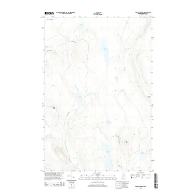 2014 Map of Bowlin Brook, 2014 Print