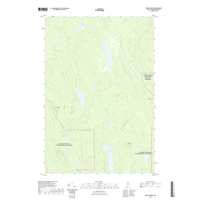 2021 Map of Bowlin Brook, 2021 Print